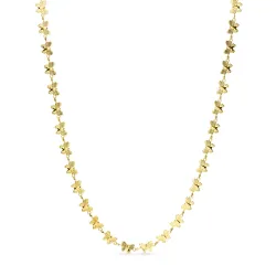 vattentät fjäril halsband i förgyllt stål - OCEANA