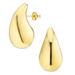 vattentät droppe örhängen i förgyllt stål - OCEANA