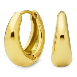 vattentät halvcreol i förgyllt stål - OCEANA