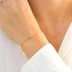 vattentät armband i förgyllt stål  x 2 mm  - OCEANA