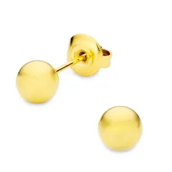 vattentät örhängestift i förgyllt stål - OCEANA