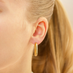 25 mm vattentät creol i förgyllt stål - OCEANA