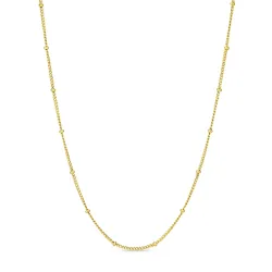 vattentät kulhalskedja i förgyllt stål  x 2,0 mm  - OCEANA