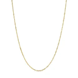 vattentät singapore halsband i förgyllt stål  x 1,5 mm  - OCEANA