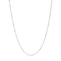 vattentät singapore halsband i stål  x 2,0 mm  - OCEANA