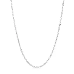 vattentät singapore halsband i stål  x 2,5 mm  - OCEANA