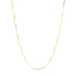 vattentät halsband i förgyllt stål  x 1,0 mm  - OCEANA