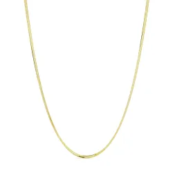 vattentät ormhalskedja i förgyllt stål  x 2,0 mm  - OCEANA