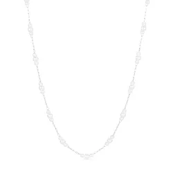 vattentät pärla halsband i stål - OCEANA