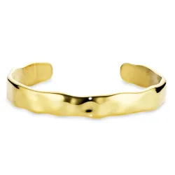 vattentät armring i förgyllt stål  x 10 mm  - OCEANA