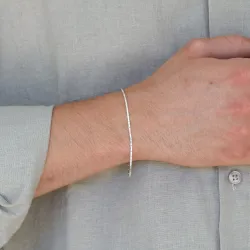 vattentät armband i stål  x 1,5 mm 