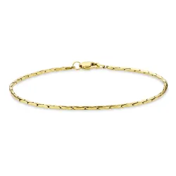 vattentät armband i förgyllt stål  x 1,5 mm 