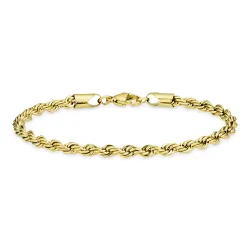 vattentät armband i förgyllt stål  x 3,50 mm 