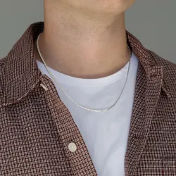 vattentät halsband i stål  x 3 mm 