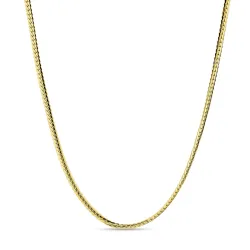 vattentät halsband i förgyllt stål  x 3 mm 