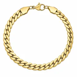vattentät armband i förgyllt stål  x 6,5 mm 