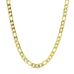 vattentät halsband i förgyllt stål  x 6.50 mm 