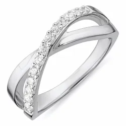 ring i rhodinerat silver