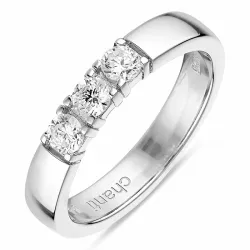 zirkon alliancring i silver