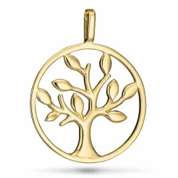 livets träd hängen i förgyllt silver