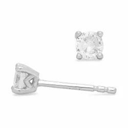 4-4,5 mm örhängestift i silver