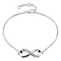 infinity armband i silver