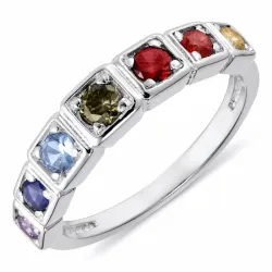 Fingerringar silver ring i rhodinerat silver