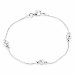 kulkedjearmband i silver 18 cm x 5,0 mm