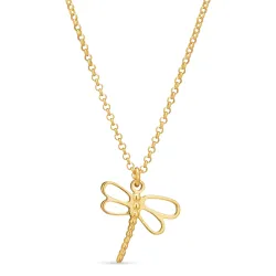 guldsmed  halsband i förgyllt silver med hängen i förgyllt silver