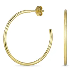 33 mm halvcreol i förgyllt silver