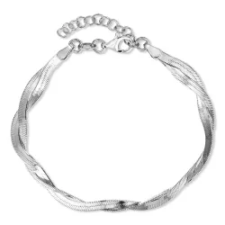 armband i silver 16 + 3 cm x 5,4 mm