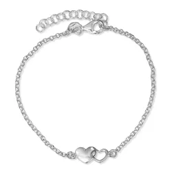 hjärta armband i silver