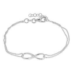 infinity armband i silver