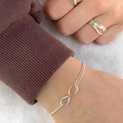 infinity armband i silver