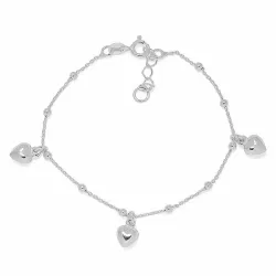 hjärta armband i silver
