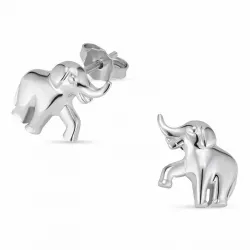 elefant örhängestift i silver