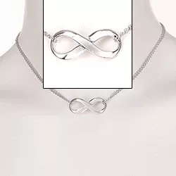 Evighet halsband i silver