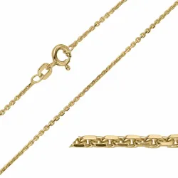 BNH Anker facet armband i 8 karat guld 21 cm x 1,3 mm