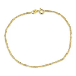 BNH singapore armband i 8 karat guld 17 cm x 1,5 mm