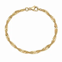 BNH singapore armband i 8 karat guld 17 cm x 3,5 mm