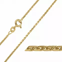 BNH Anker facet armband i 14 karat guld 18,5 cm x 1,4 mm