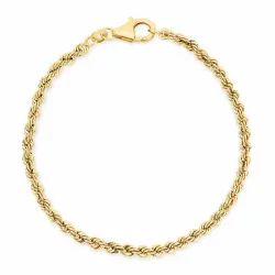 BNH cordel armband i 8 karat guld 17 cm x 2,7 mm