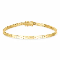 BNH murstensarmband i 14 karat guld 18,5 cm x 3,0 mm