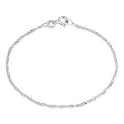 BNH singapore armband i silver 17 cm x 1,5 mm