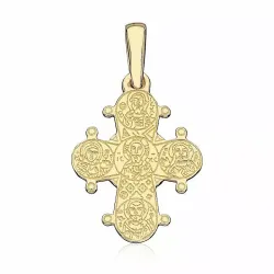 13 x 15 mm dagmarkors i förgyllt silver - Amoré