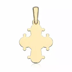 13 x 15 mm dagmarkors i förgyllt silver - Amoré