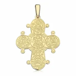 29 x 35 mm dagmarkors i förgyllt silver - Amoré