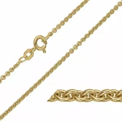 BNH Anker runda halsband i förgyllt silver 70 cm x 1,8 mm