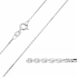 BNH Anker facet armband i silver 18,5 cm x 1,1 mm