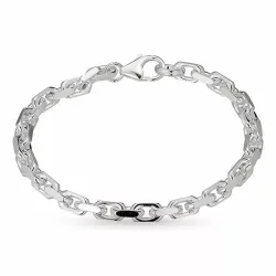 Bnh anker facet armband i silver 21 cm x 5,6 mm